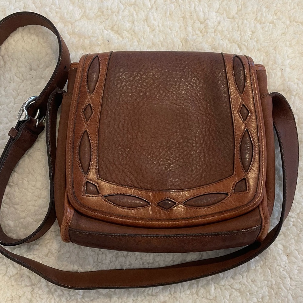 Brighton Leather Crossbody Bag, Brown - Picture 2 of 5